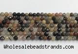 CFJ217 15.5 inches 6mm faceted round fancy jasper beads