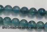 CFL1002 15.5 inches 8mm round blue fluorite beads wholesale