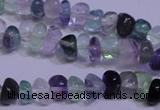 CFL1077 15 inches 5*8mm nuggets natural fluorite gemstone beads