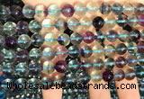 CFL1131 15.5 inches 8mm round fluorite gemstone beads wholesale