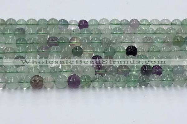 CFL1135 15.5 inches 6mm round fluorite beads wholesale