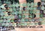 CFL1152 15.5 inches 8mm round fluorite gemstone beads