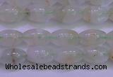 CFL1200 15.5 inches 6*10mm rice green fluorite gemstone beads