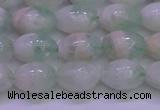 CFL1201 15.5 inches 8*12mm rice green fluorite gemstone beads