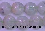 CFL1209 15.5 inches 12mm flat round green fluorite gemstone beads