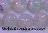 CFL1210 15.5 inches 14mm flat round green fluorite gemstone beads