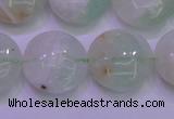 CFL1211 15.5 inches 16mm flat round green fluorite gemstone beads