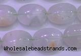 CFL1218 15.5 inches 12*16mm oval green fluorite gemstone beads