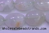 CFL1219 15.5 inches 13*18mm oval green fluorite gemstone beads