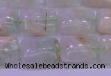 CFL1225 15.5 inches 12*16mm rectangle green fluorite gemstone beads