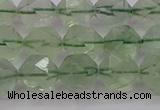 CFL1404 15.5 inches 12mm faceted nuggets green fluorite beads