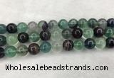 CFL1456 15.5 inches 16mm round fluorite beads wholesale