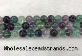 CFL1465 15.5 inches 13mm round A grade fluorite gemstone beads