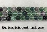 CFL1476 15.5 inches 14mm round AA grade fluorite gemstone beads