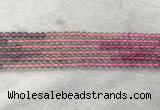 CFL1488 15.5 inches 4mm round rainbow fluorite gemstone beads