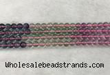 CFL1490 15.5 inches 8mm round rainbow fluorite gemstone beads