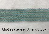 CFL1514 15.5 inches 4mm round blue fluorite gemstone beads