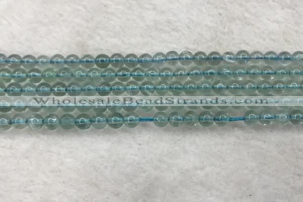 CFL1514 15.5 inches 4mm round blue fluorite gemstone beads