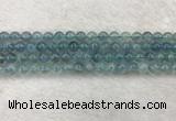 CFL1515 15.5 inches 6mm round blue fluorite gemstone beads