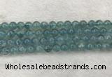 CFL1516 15.5 inches 8mm round blue fluorite gemstone beads