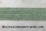 CFL1521 15.5 inches 4mm round green fluorite gemstone beads