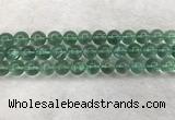 CFL1525 15.5 inches 12mm round green fluorite gemstone beads