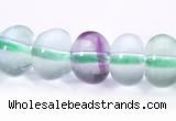 CFL45 4*6mm roundel B grade natural fluorite beads Wholesale