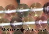 CFL586 15.5 inches 6mm round AAAAA grade fluorite gemstone beads