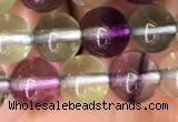 CFL587 15.5 inches 8mm round AAAAA grade fluorite gemstone beads