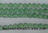 CFL601 15.5 inches 6mm round AB grade green fluorite beads wholesale