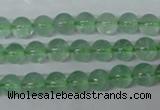 CFL602 15.5 inches 8mm round AB grade green fluorite beads wholesale