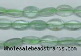 CFL641 15.5 inches 8*12mm oval green fluorite beads wholesale