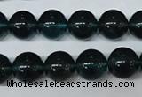 CFL674 15.5 inches 12mm round A grade blue fluorite beads wholesale