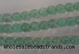 CFL852 15.5 inches 8mm round green fluorite gemstone beads