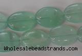 CFL866 15.5 inches 13*18mm oval green fluorite gemstone beads