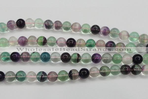 CFL905 15.5 inches 10mm round rainbow fluorite gemstone beads