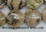 CFS12 15.5 inches 20*20mm heart natural feldspar gemstone beads