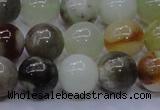 CFW15 15.5 inches 12mm round flower jade beads wholesale