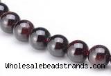 CGA01 8mm round natural garnet gemstone beads Wholesale