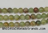 CGA202 15.5 inches 6mm round natural green garnet beads