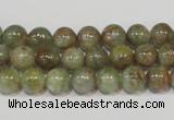 CGA203 15.5 inches 8mm round natural green garnet beads