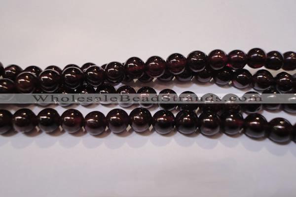 CGA353 14 inches 5mm round natural red garnet beads wholesale