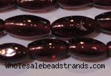 CGA372 15 inches 4*7mm rice natural red garnet beads wholesale