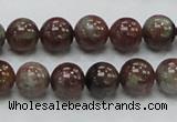 CGA50 15.5 inches 10mm round red green garnet gemstone beads