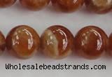 CGA504 15.5 inches 10mm round A grade yellow red garnet beads