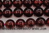 CGA605 15.5 inches 8mm A+ grade round natural orange garnet beads