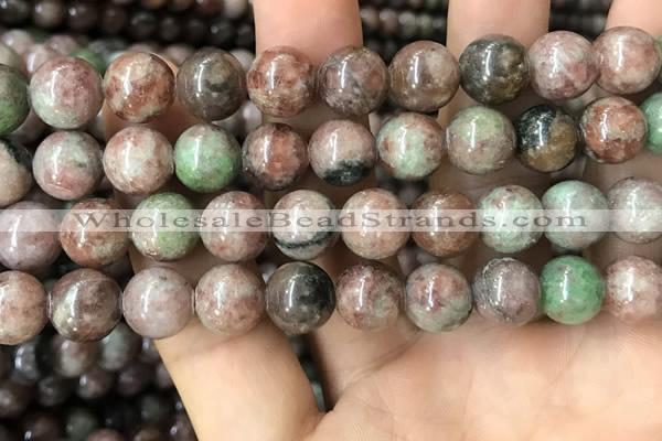 CGA687 15.5 inches 12mm round kashgar garnet beads wholesale