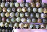 CGA708 15.5 inches 12mm faceted round green garnet beads