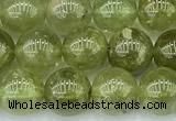 CGA851 15 inches 8mm round green garnet beads