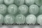 CGA901 15.5 inches 6mm round green angel skin gemstone beads